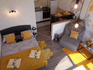 Kuchyňa alebo kuchynka v ubytovaní Apartman M Orebic