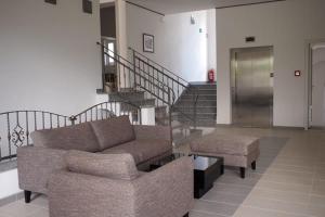 Khu vực ghế ngồi tại Hotel Lukas