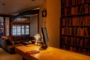 Knihovna v bed and breakfast