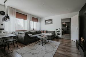 Istumisnurk majutusasutuses Pinska Guesthouse Cozy Apartment