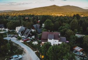 Nespecifikovaný výhled na hory nebo výhled na hory při pohledu z bed and breakfast