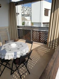 Balcon ou terrasse dans l'établissement Appartement avec vue panoramique
