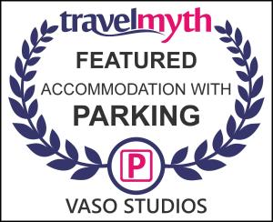 Certifikát, hodnocení, plakát nebo jiný dokument vystavený v ubytování Vaso Studios