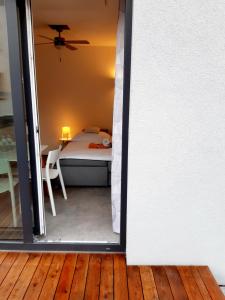 Posteľ alebo postele v izbe v ubytovaní Apartment Moravský Kras