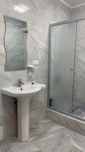 Koupelna v ubytování hostel Koleso + 37 fotografií