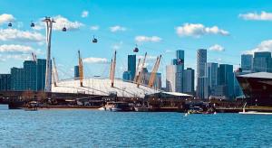 a view of the sydney opera house from the water at Apartment 3, Warehouse K in London