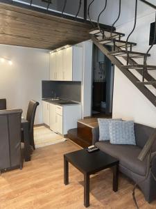 Kuchyň nebo kuchyňský kout v ubytování Apartments Jankovic