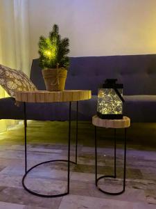 Posezení v ubytování Chalet Kvariati