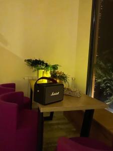 Posezení v ubytování Chalet Kvariati