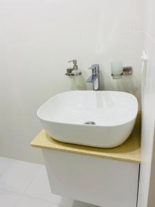 Koupelna v ubytování Chalet Kvariati