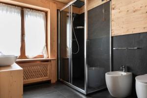 Koupelna v ubytování B&B Il Tabià