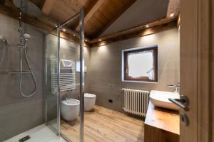 Koupelna v ubytování B&B Il Tabià