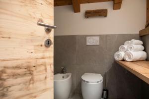 Koupelna v ubytování B&B Il Tabià
