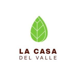a green leaf with the text la casa del valley at La Casa del Valle in Soncillo