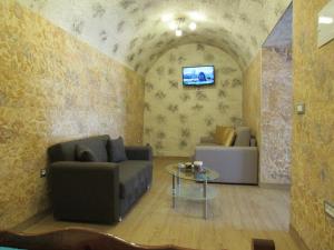 Posezení v ubytování Pitini Sevasti house