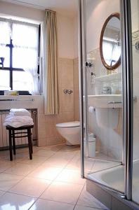 Koupelna v ubytování Hotel Josten