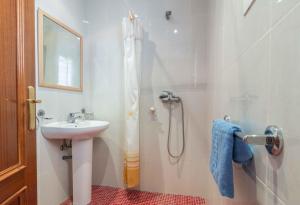 Koupelna v ubytování Hotel Reig