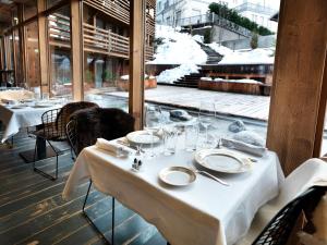 Restaurace v ubytování M de Megève