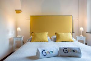 Łóżko lub łóżka w pokoju w obiekcie Suite Lidia B&B