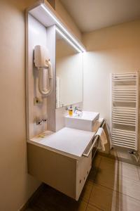 Koupelna v ubytování Hotel Olberg