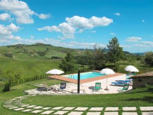 The swimming pool at or close to Apartment Villa Caggio-1 by Interhome