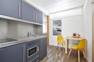 Landgasthof zur Sonne tesisinde mutfak veya mini mutfak