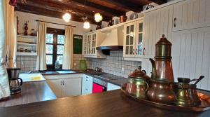 Kuchyň nebo kuchyňský kout v ubytování Guesthouse Lucas
