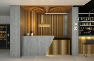 Lounge nebo bar v ubytování Aparthotel BCL Levante Lux