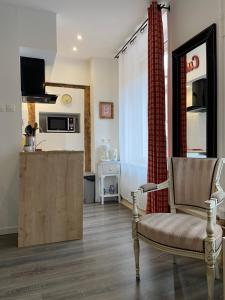 Гостиная зона в L'Ours de Colmar - Appartements en centre ville