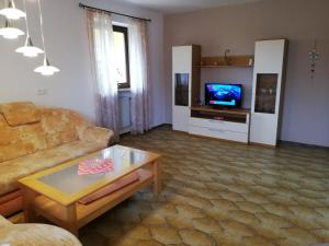 TV a/nebo společenská místnost v ubytování Landhaus Maria