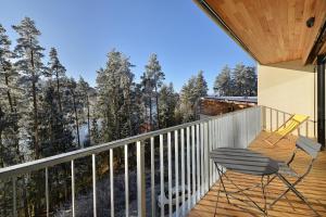 Balkón alebo terasa v ubytovaní Element Lakeside Apartments