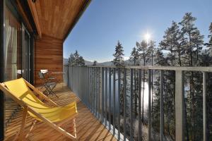 Balkón alebo terasa v ubytovaní Element Lakeside Apartments