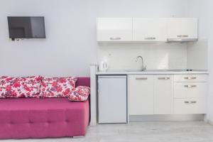 Kuchyň nebo kuchyňský kout v ubytování Apartmani Katarina