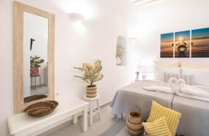 Postel nebo postele na pokoji v ubytování Sole Blu Mykonos Town Apartment One