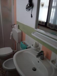 Phòng tắm tại B&B Casa Rosati