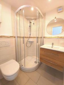 Koupelna v ubytování Sylt und Meer