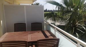 Balkón nebo terasa v ubytování Apartament Sara