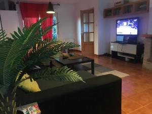 TV a/nebo společenská místnost v ubytování Chale a 25 minutos de Madrid cerca de Somosierra