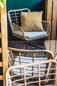 Istumisnurk majutusasutuses Hotel Les Lutins