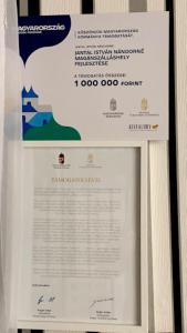Certifikát, ocenenie alebo iný dokument vystavený v ubytovaní Fehérház Alkalmi Szálló