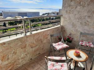 Balkón alebo terasa v ubytovaní Apartment Gaga Split