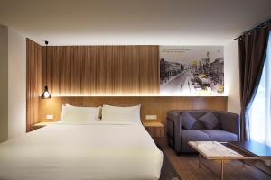 Postel nebo postele na pokoji v ubytování Indie Hotel Kuala Lumpur