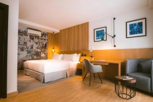 Postel nebo postele na pokoji v ubytování Indie Hotel Kuala Lumpur