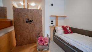 Postel nebo postele na pokoji v ubytování Hotel Bellevue
