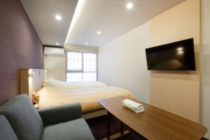 Televisyen dan/atau pusat hiburan di HIZ HOTEL Kyoto-Nijo Castle