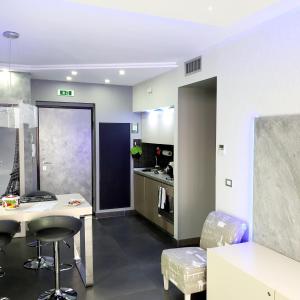 Kuchyň nebo kuchyňský kout v ubytování Manu's Guest Suite