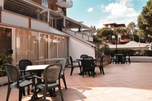 Balkón nebo terasa v ubytování Hotel Zeus