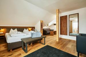 Postel nebo postele na pokoji v ubytování Hotel Rupertihof