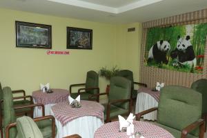 Posezení v ubytování New Hotel Panda + 35 fotografií
