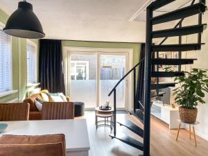 Χώρος καθιστικού στο Sfeervolle vakantiewoning Biggekerke BG01